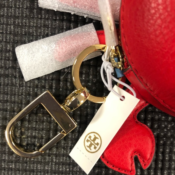 🆕 Tory Burch Carl the Crab Key Fob Pouch - Picture 6 of 8